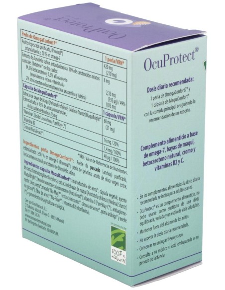 100% Natural Ocuprotect 30 Cápsulas +30 Cápsulas