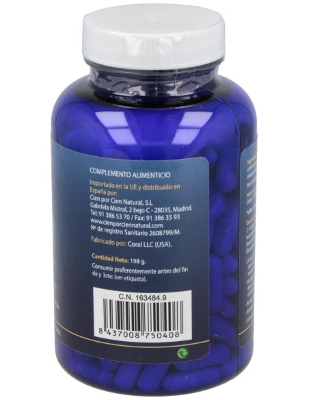 100% Natural Coralnatural 180 Cápsulas
