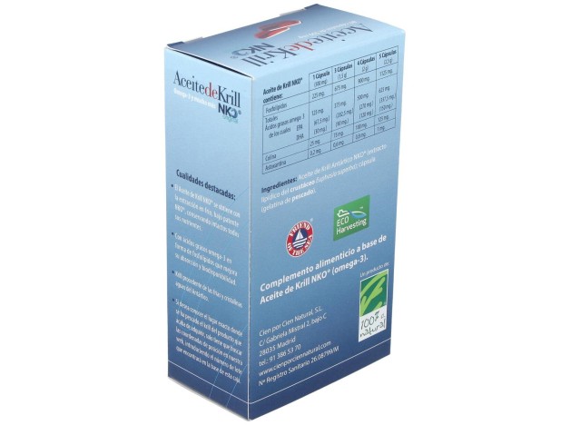 100% Natural Aceite De Krill Nko 80 Perlas De...