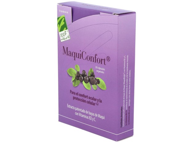 100% Natural Maquiconfort 30 Cápsulas Vegetales