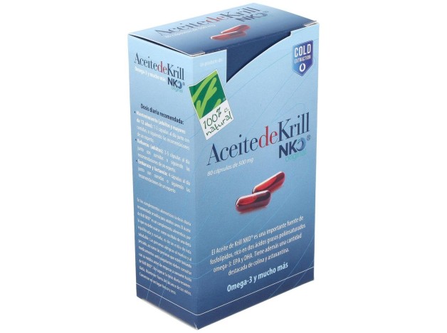100% Natural Aceite De Krill Nko 80 Perlas De...