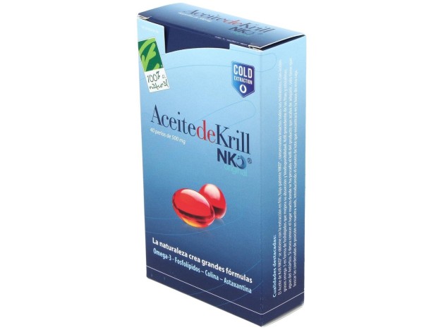 100% Natural Aceite De Krill Nko 40 Cápsulas De...