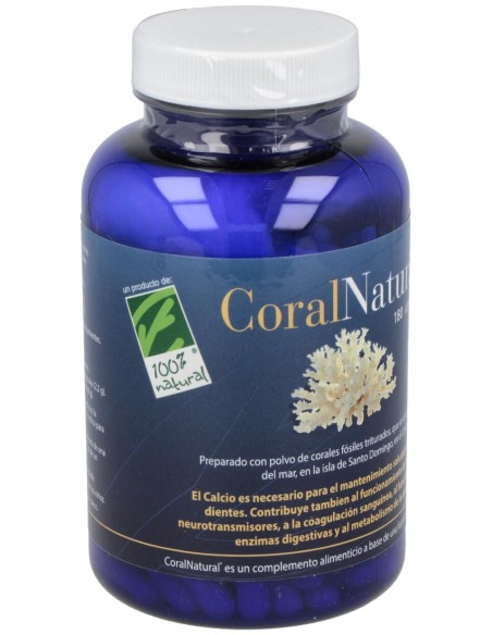 100% Natural Coralnatural 180 Cápsulas