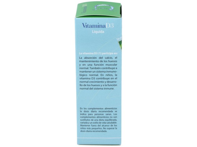 100% Natural Vitamina D3 Líquida 50Ml