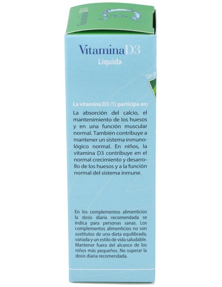 100% Natural Vitamina D3 Líquida 50Ml
