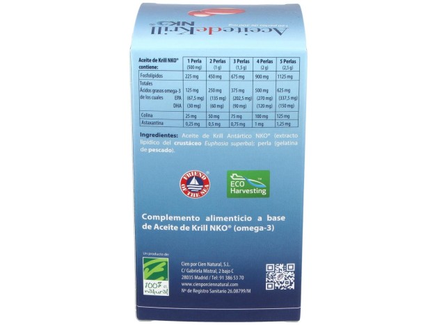 Aceite De Krill Nko 120Perlas