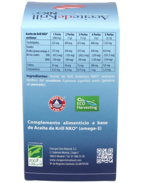 Aceite De Krill Nko 120Perlas