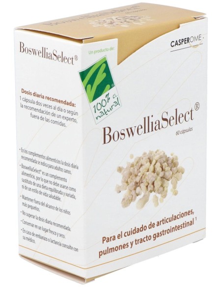 100% Natural Boswellia Select 60Cáps