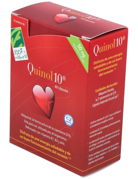 100% Natural Quinol10 50Mg 60Caps