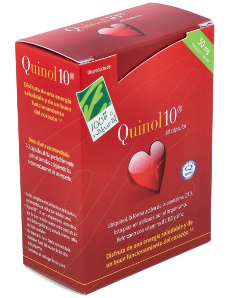 100% Natural Quinol10 50Mg 60Caps