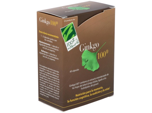 100% Natural Ginkgo 60Cáps