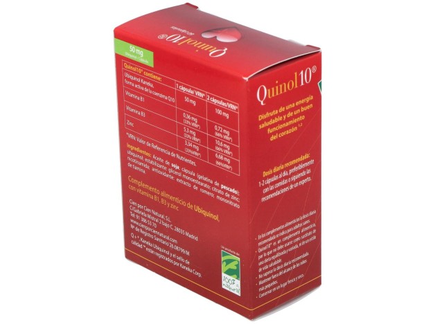 100% Natural Quinol10 50Mg 60Caps