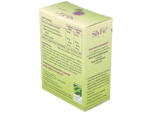 100% Natural Silyfit Digestivo 60Cáps
