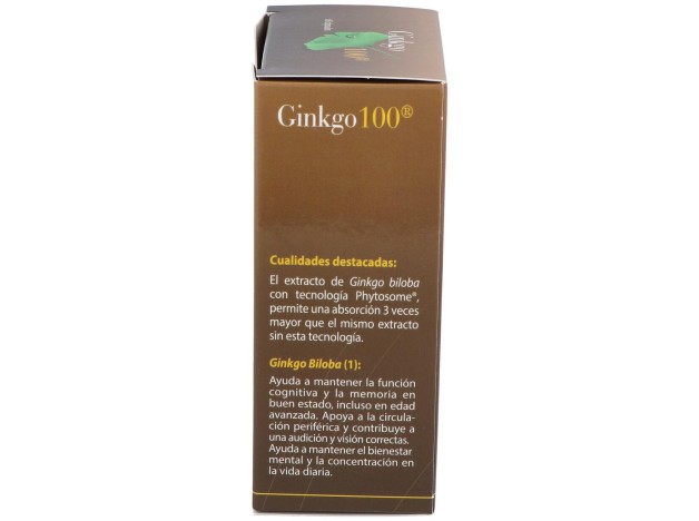 100% Natural Ginkgo 60Cáps