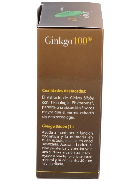 100% Natural Ginkgo 60Cáps