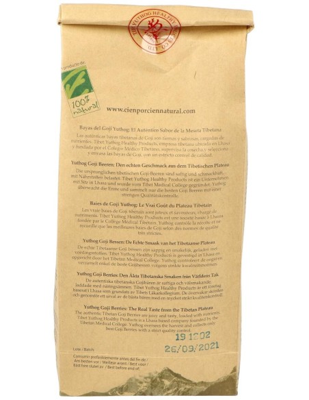 100% Natural Bayas Tibetanas Goji 250G