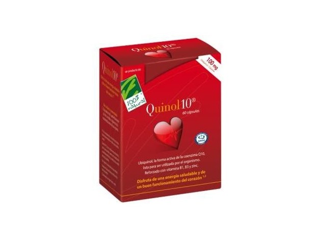 100% Natural Quinol10  60 Perlas De 100Mg