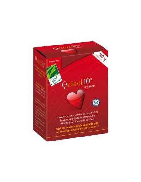 100% Natural Quinol10  60 Perlas De 100Mg