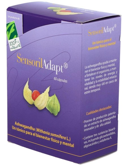 100% Natural Sensoril Adapt Tónico 60 Perlas