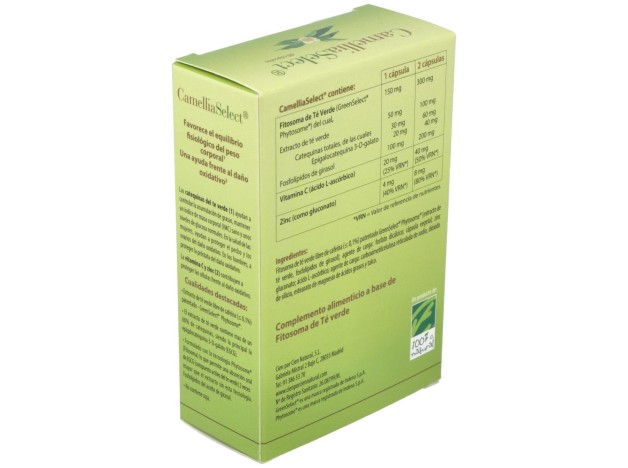 100% Natural Camellia Select Antioxidante 60Cáps