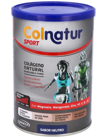 Colnatur Sport Colágeno Natural Sabor Neutro, 330 G