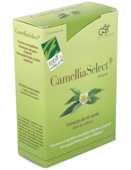 100% Natural Camellia Select Antioxidante 60Cáps