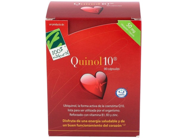 100% Natural Quinol 10 90Cápsulas De 50Mg De...