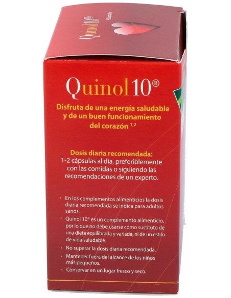 100% Natural Quinol 10 90Cápsulas De 50Mg De Ubiquinol