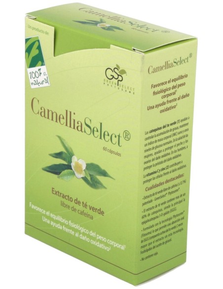 100% Natural Camellia Select Antioxidante 60Cáps