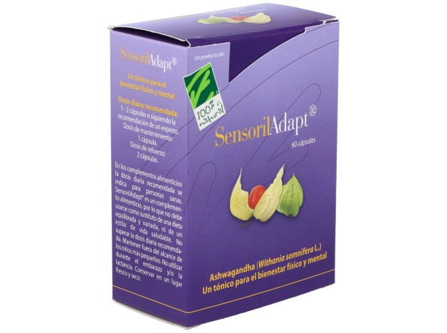 100% Natural Sensoril Adapt Tónico 60 Perlas