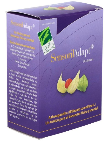 100% Natural Sensoril Adapt Tónico 60 Perlas