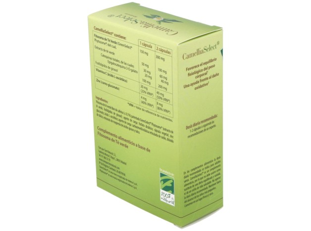 100% Natural Camellia Select Antioxidante 60Cáps
