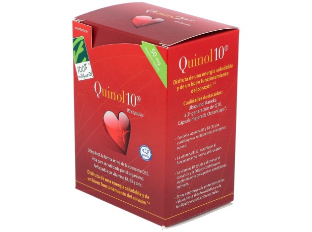 100% Natural Quinol 10 90Cápsulas De 50Mg De...