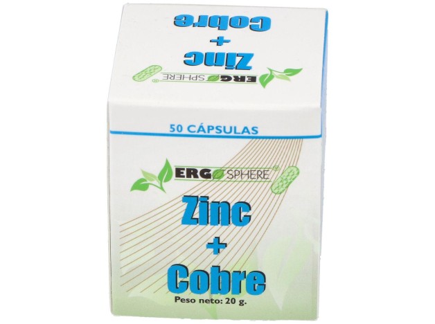 Ergonat Galenic Zinc Cobre Ergosphere 50Caps