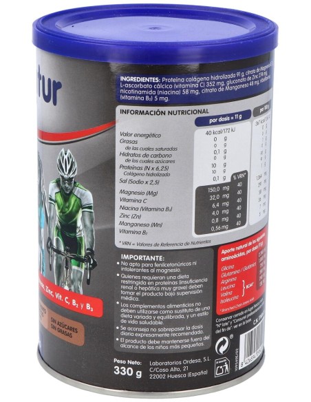 Colnatur Sport Colágeno Natural Sabor Neutro, 330 G