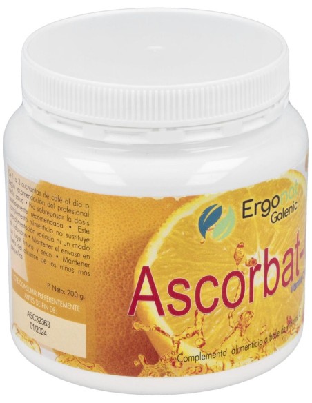 Ergonat Galenic Ascorbat C Vitamina C 200G
