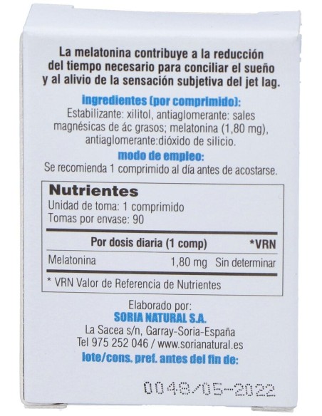 Vit %26 Min 31 Melatonin Travel 50 Mg 90 Comprimidos