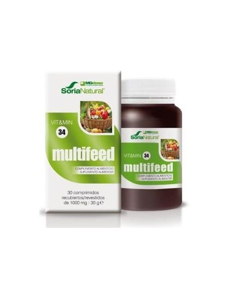 Mgdose Vit%26Min 34 Multifeed 30 Comprimidos
