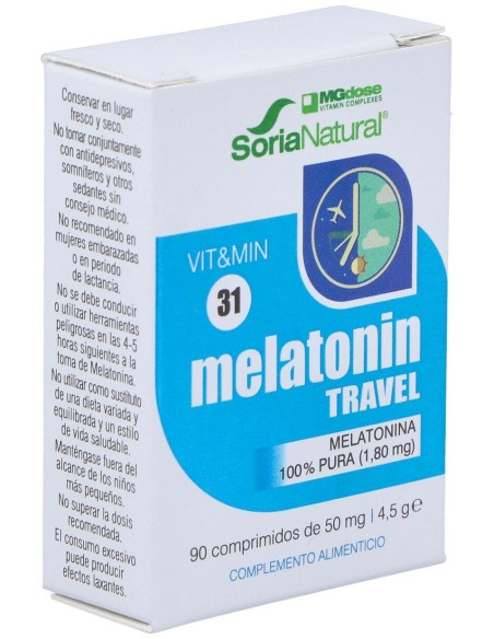 Vit %26 Min 31 Melatonin Travel 50 Mg 90 Comprimidos