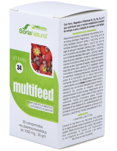 Mgdose Vit%26Min 34 Multifeed 30 Comprimidos