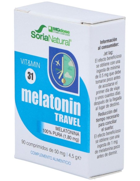 Vit %26 Min 31 Melatonin Travel 50 Mg 90 Comprimidos