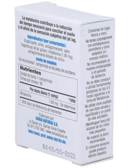 Vit %26 Min 31 Melatonin Travel 50 Mg 90 Comprimidos