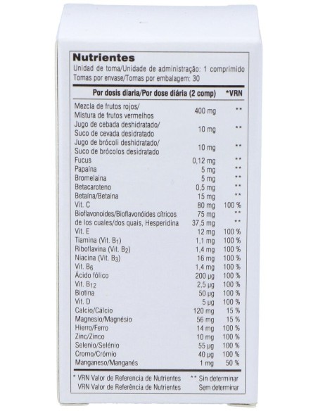 Mgdose Vit%26Min 34 Multifeed 30 Comprimidos
