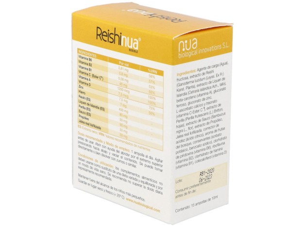 Reishinua Bebible 15 Viales Nua