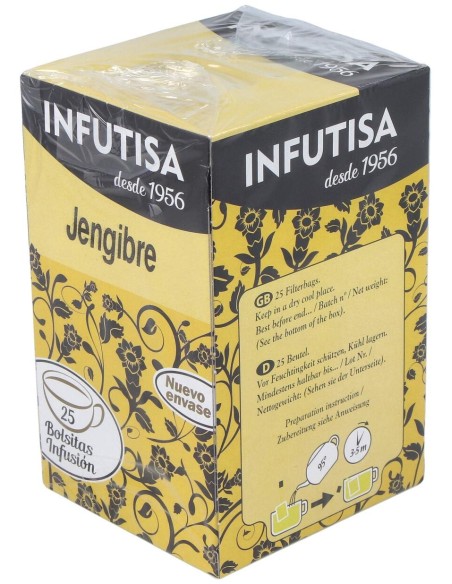 Infutisa Infusión De Jengibre 25 Sobres