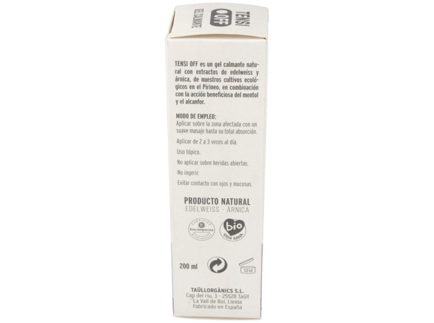 Taullorganics Tensi Off Gel Calmante 200Ml