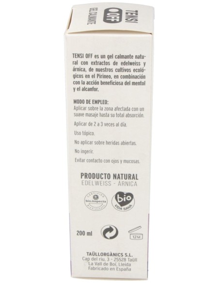 Taullorganics Tensi Off Gel Calmante 200Ml