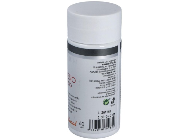 Nueva Dietetica Magnesio 537 Mg, 60 Cápsulas