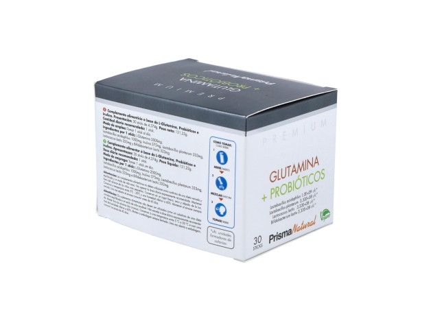 Prisma Natural Glutamina + Probióticos 30 Sticks