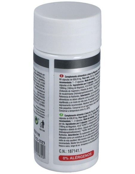 Nueva Dietetica Magnesio 537 Mg, 60 Cápsulas